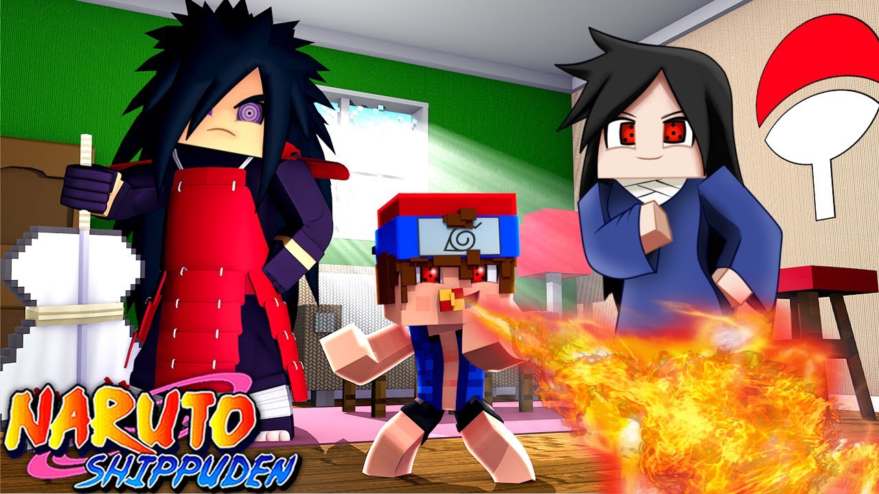 Minecraft - Who's Your Family? TREVIN O FILHO DE SASUKE UCHIHA E SAKURA !  NARUTO SHIPPUDEN 