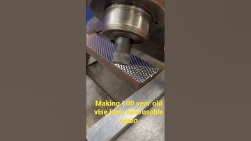 Old becomes new again #machining #machineshop #machinist #machinery #machinework #milling #vise