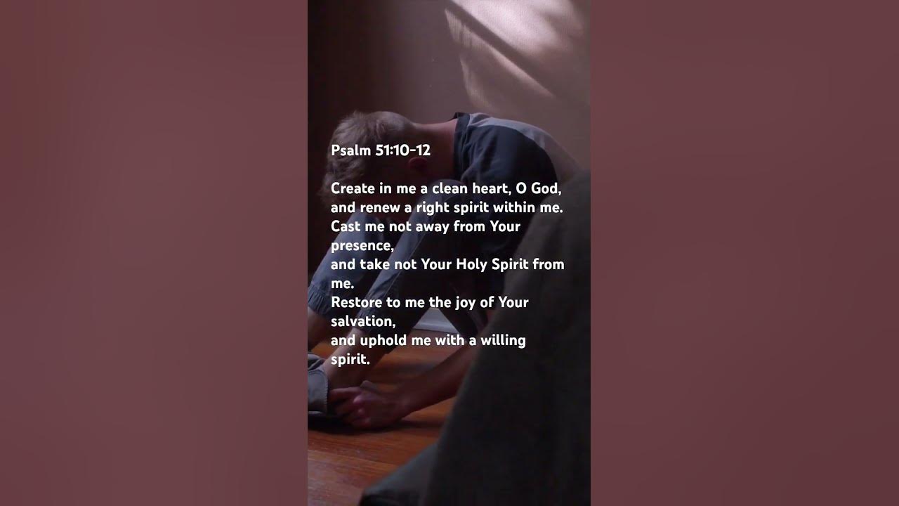 Powerful Prayer for a Clean Heart | Psalm 51:10-12 #love_eni #prayer #bibleverse #lord #jesus