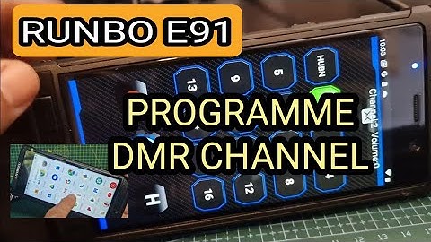 RUNBO/ANYSECU E91/PROGRAM DMR CHANNEL