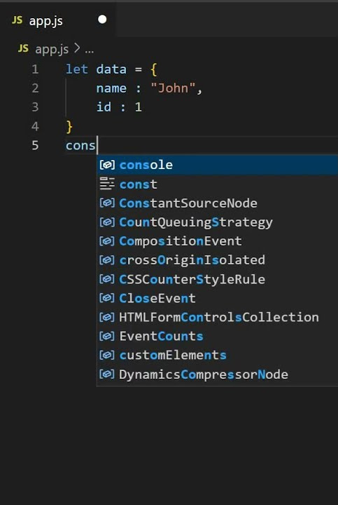 Access object property in js - YouTube