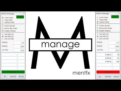 Mentfx Mmanage - Ment Trade Manager - Setup and Functionality - Mentfx Mmanage - Ment Trade Manager - Setup and Functionality