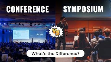 🎙️ Conference vs Symposium — what’s the difference? #docthubevents