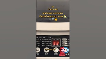 E2 error code and most common problems in top load washing.repair at home 🏠!#tech # fix #shorts