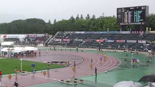 20170729 山形インターハイ 男子400m 予選3組