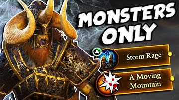 Can You Beat Total Warhammer 3 Using ONLY Monsters As Kholek Suneater?