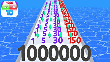 Merge Master : Number Run - Number Master Gameplay Walkthrough Android iOS