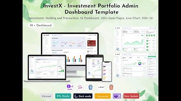 InvestX Admin - Investment Software Dashboard With Bootstrap 5 Admin Template