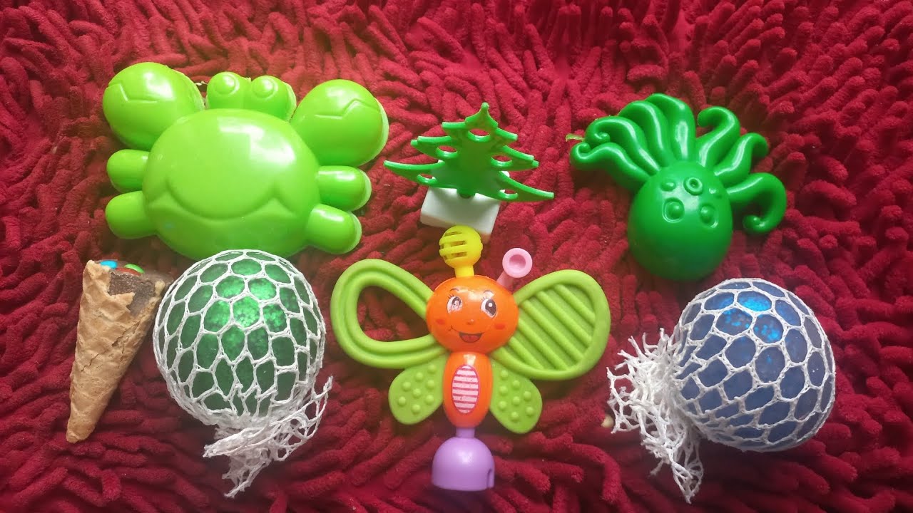 GREEN BLU SLIME ANIMALS CHOCOLATE TOYS - YouTube