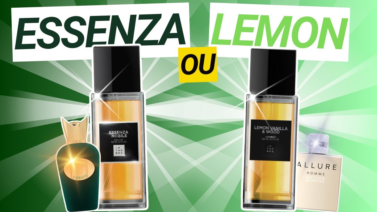 Essenza Nobile ou Lemon Vanilla e Wood Qual é o Melhor Cítrico da In The Box? #perfume #perfumorista