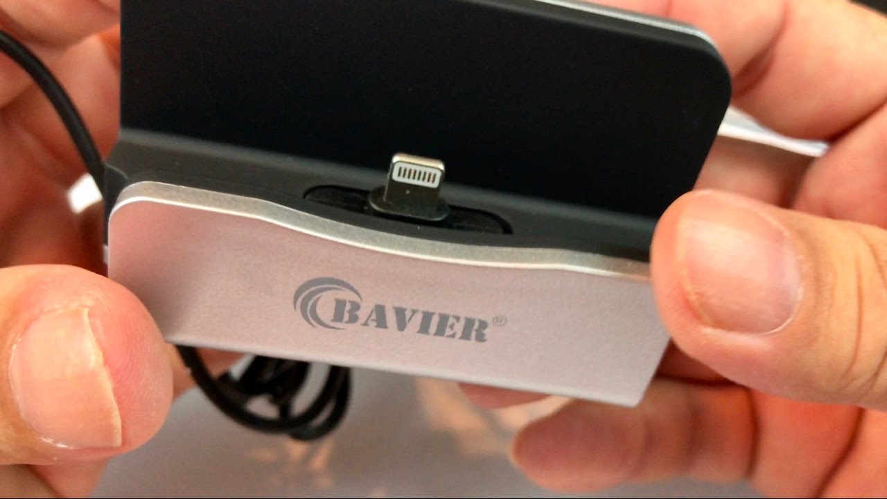 BAVIER iPhone Desk Charger and Sync Stand with lightning cable review