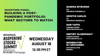 Panel Presentation: Building a Post Pandemic Portfolio | What Sectors to Watch