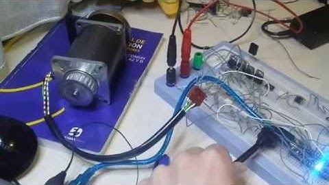 Control motor paso - paso con arduino. Practica CES San Jose