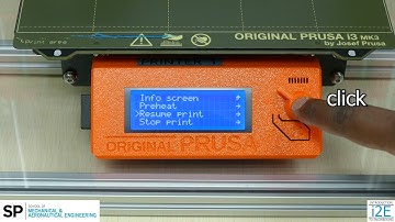 Prusa MK3S - Pausing, Continuing or Cancelling a Print