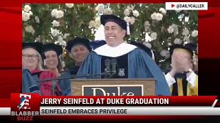 Jerry Seinfeld At Duke Graduation