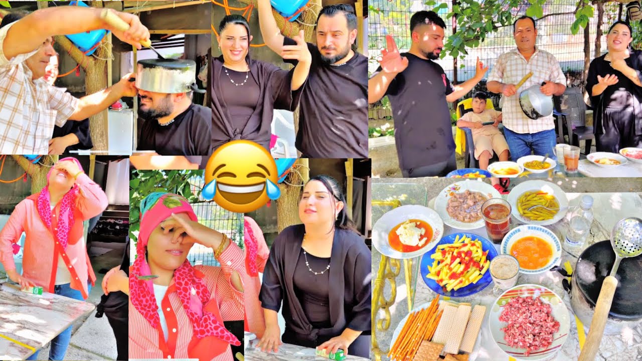 تحدي الطاولة والقنينة🍾والطنجرة🍲//أكلات طيبة ومو طيبة حسب الحظ😂على طلب المتابعين 👍