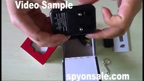 1080P Car Keychain Spy Camera with Remote Control Keychain DVR From spyonsale