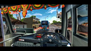 😍 CRAZY KRSTC RAJAHAMSA BUS DRIVER IN BUSSID | Bus Simulator Indonesia | #bussidshorts screenshot 5