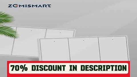 A must-have product! Zemismart Zigbee Push Wall Light Switches Work with Tuya Alexa Google Home Sm