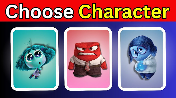 Choose Inside Out 2 Movie Character 🟢🔴🔵 Will you be Envy, Angry, or Sadness