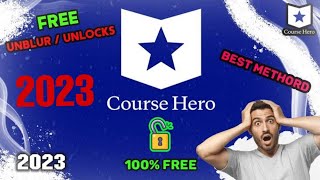 How to unlock UNLIMITED Course Hero documents (100% FAST AND FREE)🔥