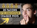 Les 20 trucs que je fais pour ÉCONOMISER 💰💰💰