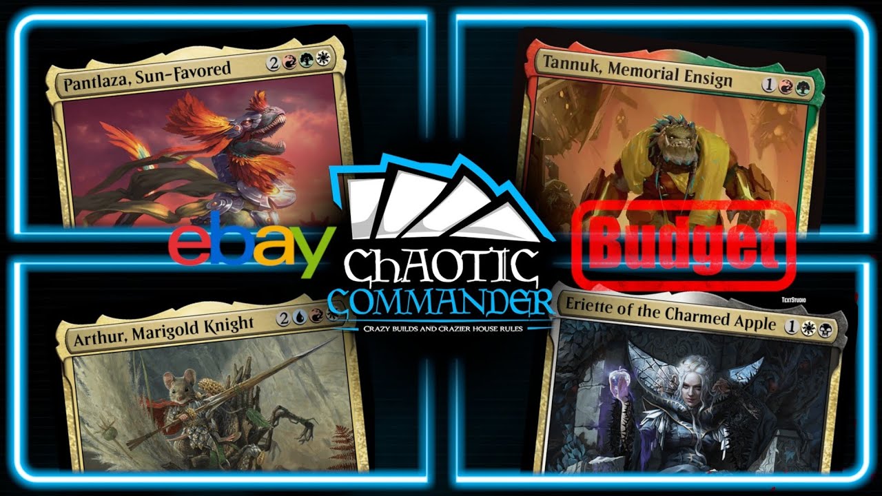 Ebay VS Budget Decks! Chaotic Commander MTG EDH Gameplay! thumbnail