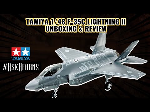 TAMIYA 1/48 F-35C Lightning II | Unboxing & Review