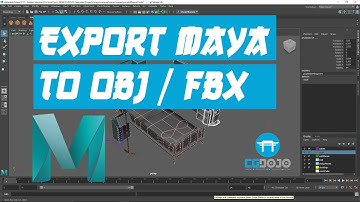 Export OBJ and FBX From Maya