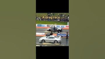 Supra vs lamborghini drag race #supra #mk4 #lamborgini #dragrace #phonksong #viral #shorts