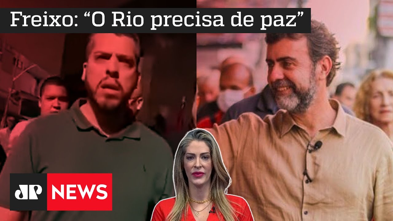 Discussão e violência em ato de Marcelo Freixo na Zona Norte do RJ