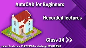AutoCAD class 14