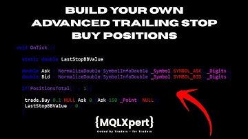 Build an Advanced Trailing Stop EA - Buy Positions | MQL5 Full Tutorial