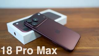 iPhone 18 Pro Max Burgundy Unboxing