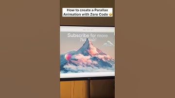How to create a Parallax Animation with Zero Code 🤩 #animation #framer #ui #uiux #userexperience