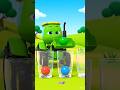 छोटा ट्रैक्टर 🚜 रंग-बिरंगी बॉल्स गिलास मे  डालता है 😍 Kids Fun Video”