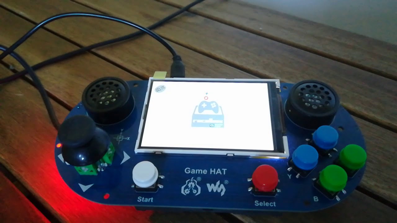 Gamehat De Waveshare Une Console Portable Plug Play Pour Le Raspberry Pi Youtube