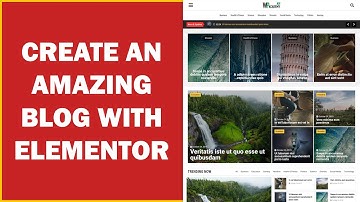 Create an Amazing Blog with Elementor - Urdu & Hindi Tutorial