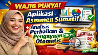 WAJIB PUNYA! Aplikasi Penilaian Sumatif + Analisis Perbaikan & Pengayaan Otomatis screenshot 1