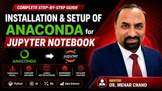 Installation and Setup of Anaconda for Jupyter Notebook |Python | AI | ML | Data Science |