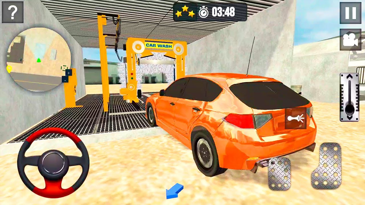Smart Car Wash Service 3D - Gas Station Car Paint Simulator | Android Gameplay
