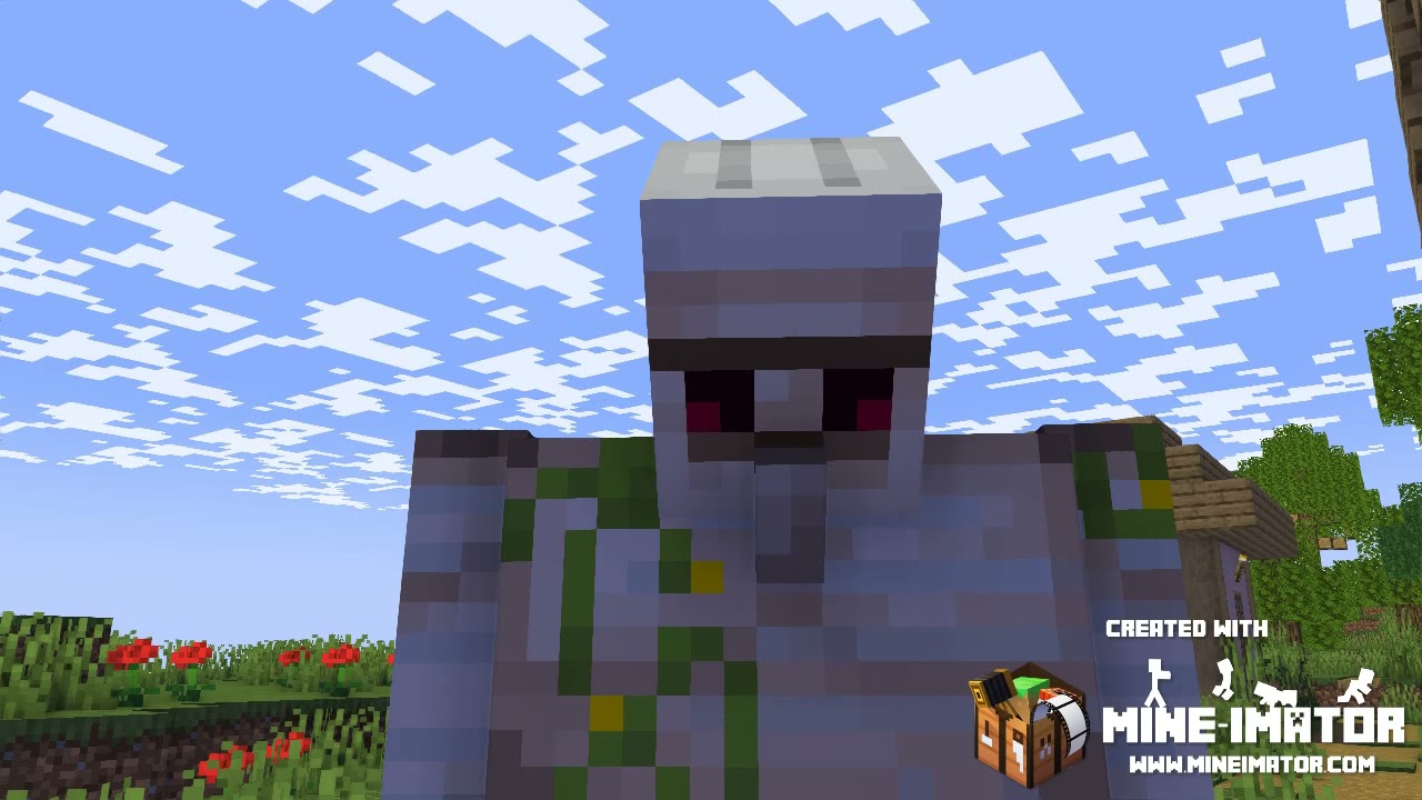 Minecraft Animation The Angry Iron Golem! YouTube