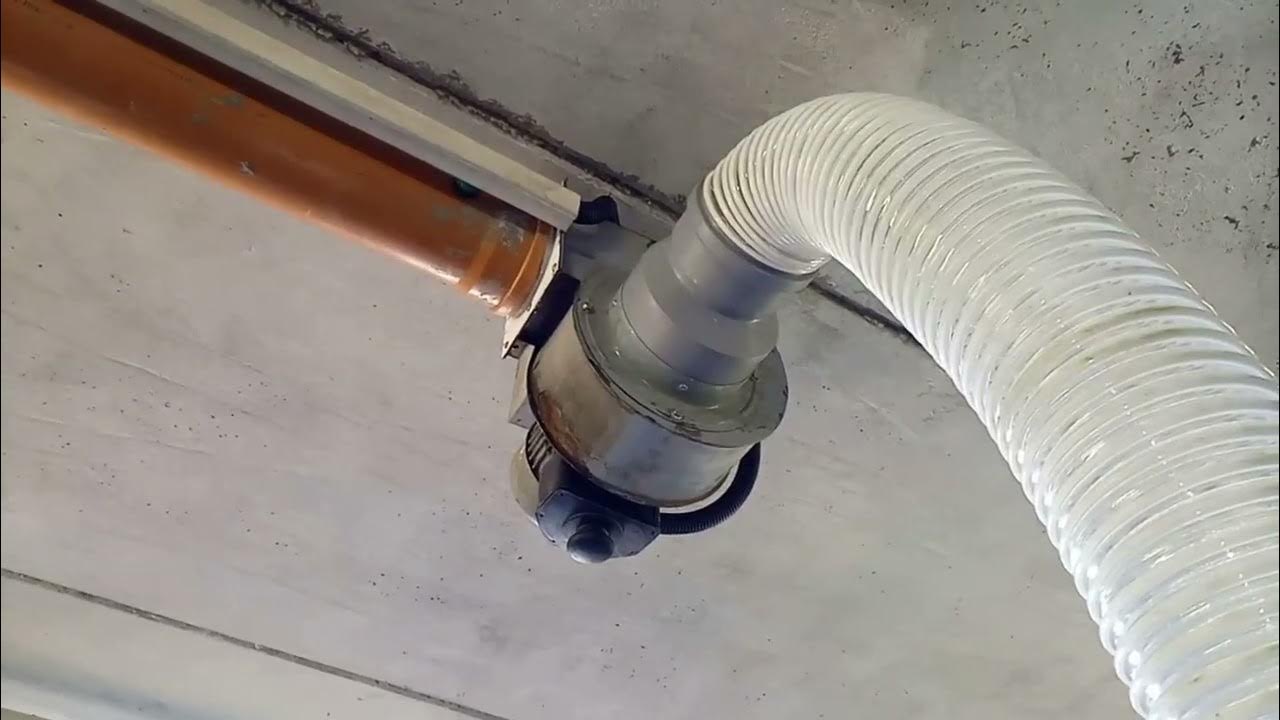 Самодельная вытяжка выхлопных газов - YouTube