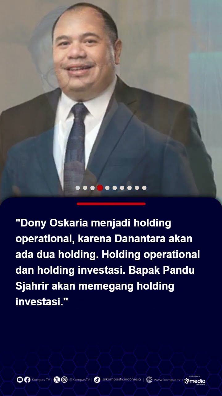 3 Serangkai Pimpinan Danantara: CEO Rosan Roeslani, CIO Pandu Sjahrir, COO Dony Oskaria #danantara