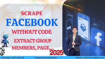 Scrape Facebook Without Code | Extract Group Members, Page,...