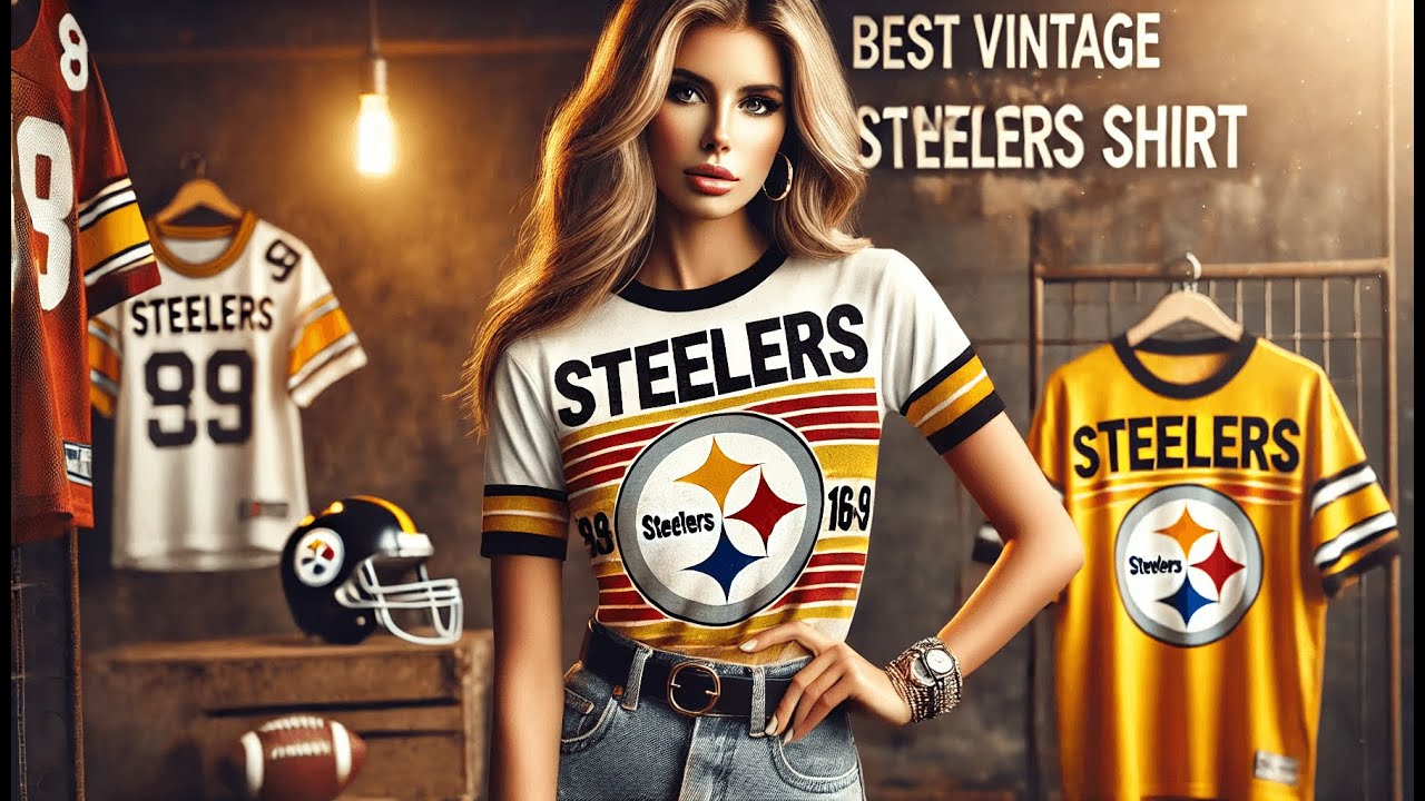 🏈 Best Vintage Steelers Shirt | Junk Food Clothing x NFL - Pittsburgh Steelers 🏈