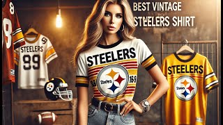 Best Vintage Steelers Shirt Junk Food Clothing X Nfl - Pittsburgh Steelers