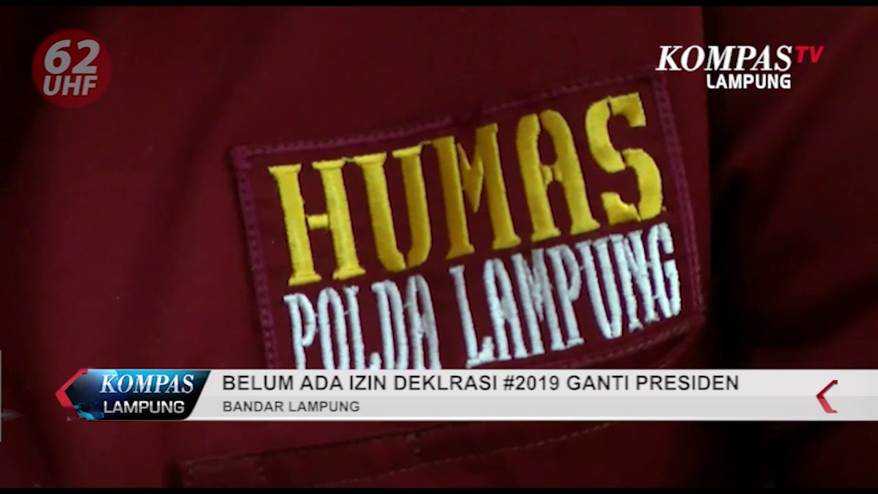 BELUM ADA IZIN DEKRALARASI #2019GANTIPRESIDEN