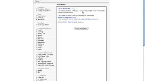 How To Install Wordpress Using Fantastico