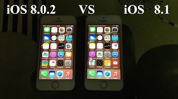 iOS 8.1 Vs 8.0.2 on iPhone 5S